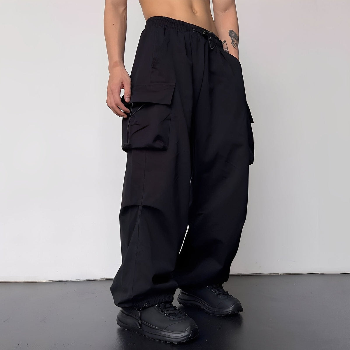 Kaleb - Calça cargo estilosa com corte solto
