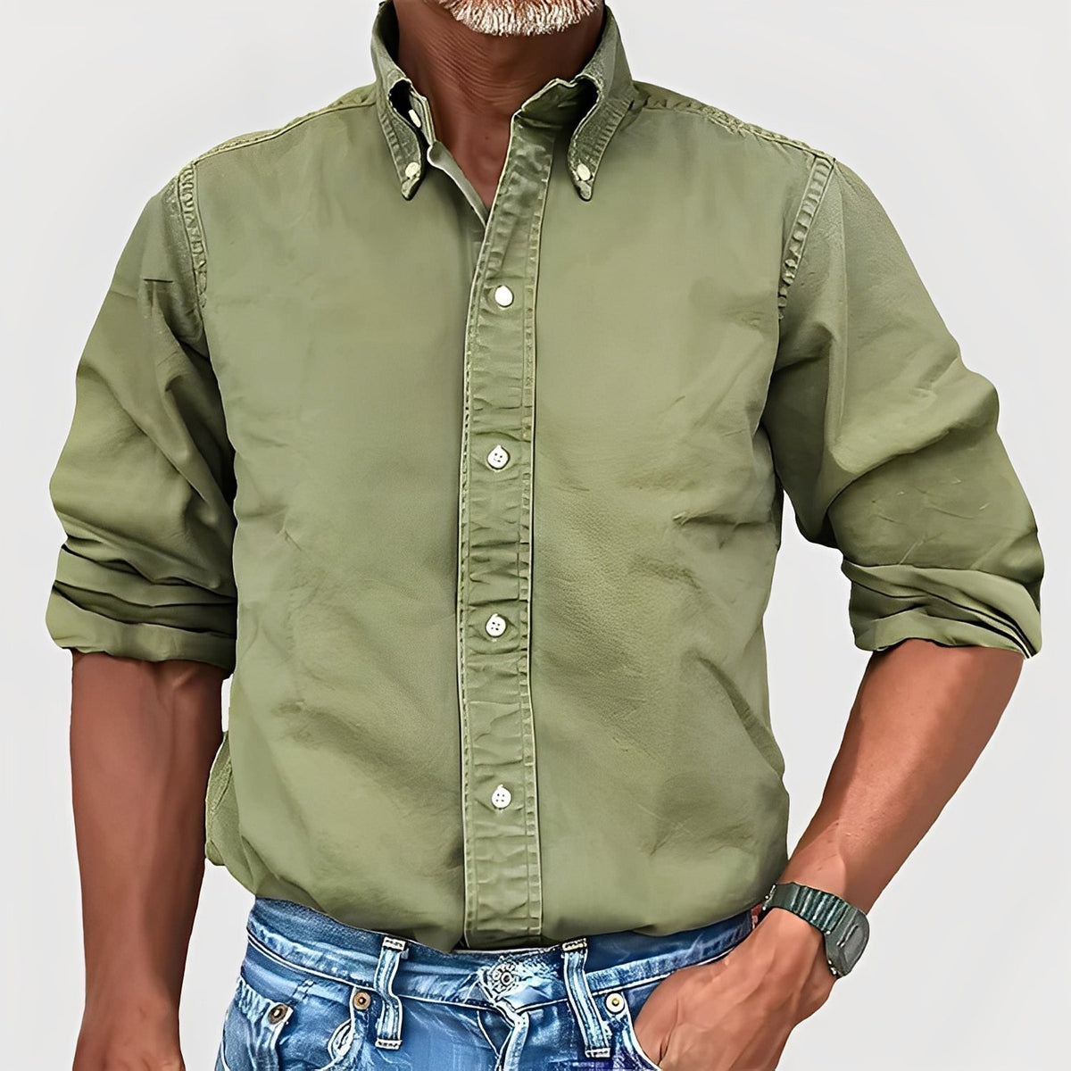 Micheal - Camiseta de manga longa confortável