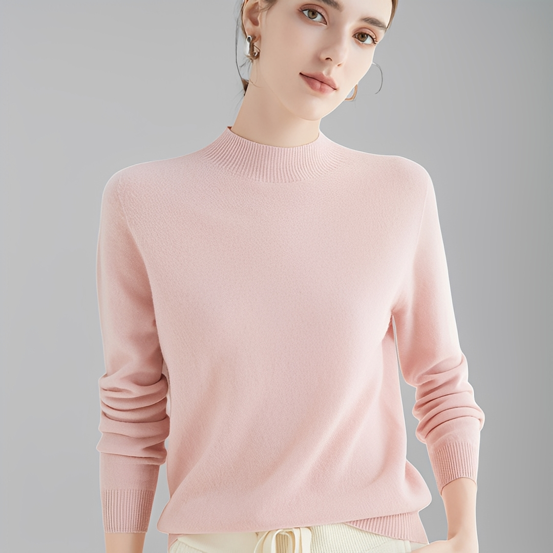 Chrystellene - Bequemer Rollkragenpullover aus Kaschmir für Damen