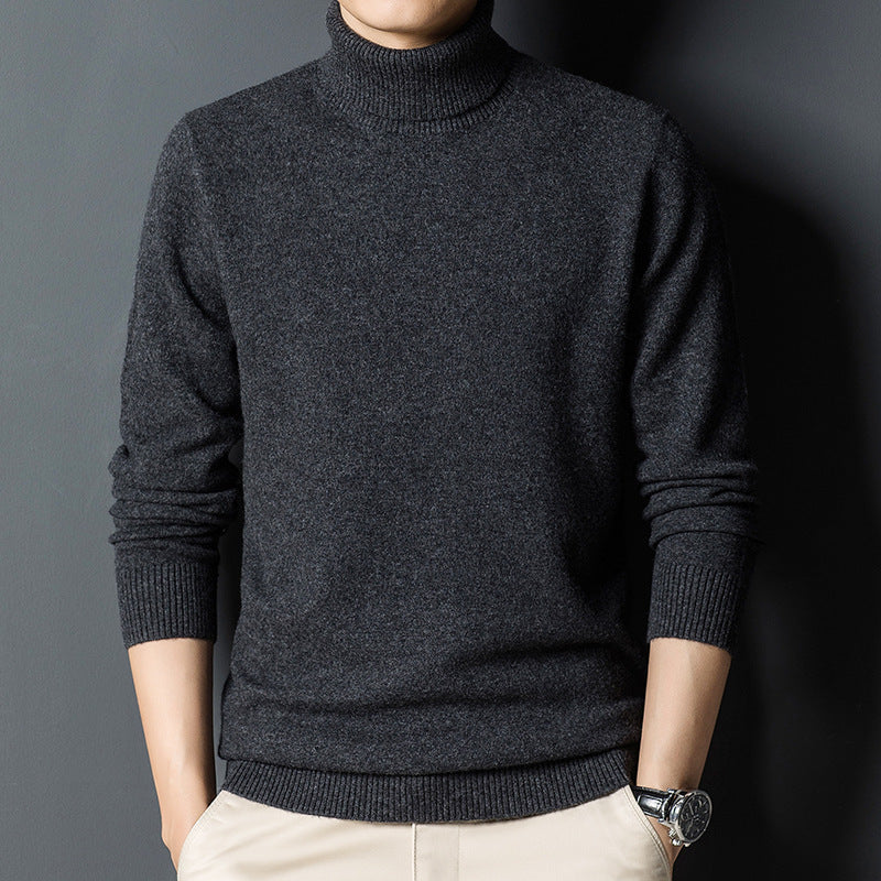 Ralph - Simple Wool Turtleneck Sweater for Men
