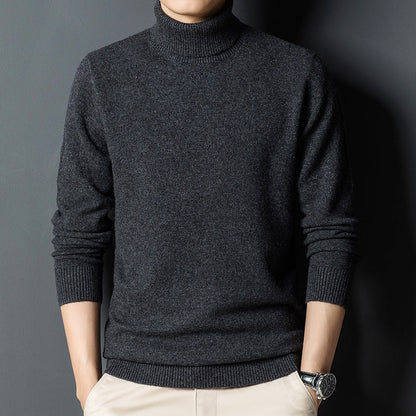 Ralph - Simple Wool Turtleneck Sweater for Men