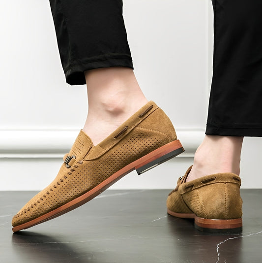 Wesley - Elegant Suede Slip-on Shoes for Men