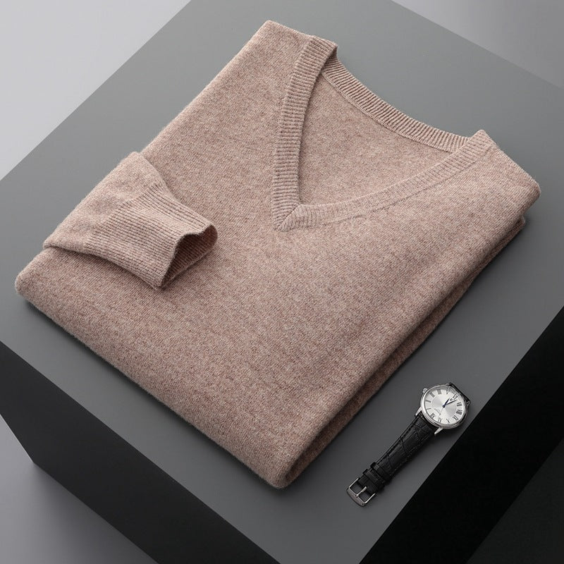 Walter - Simple Cashmere Sweater for Men
