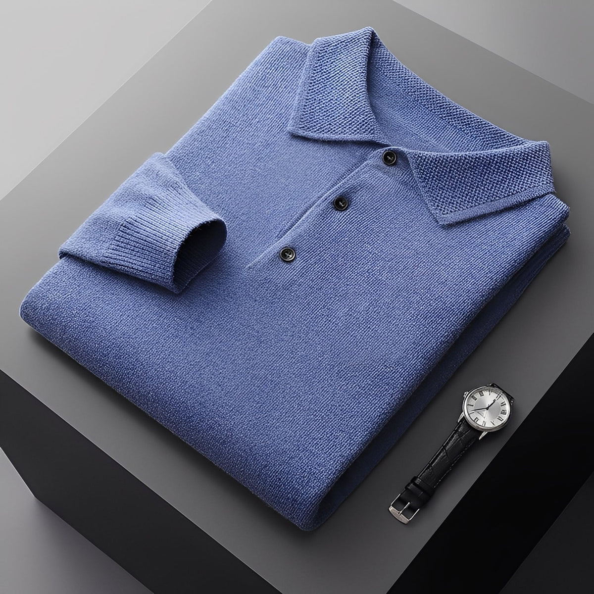 Romilly - Suéter polo estiloso para homens