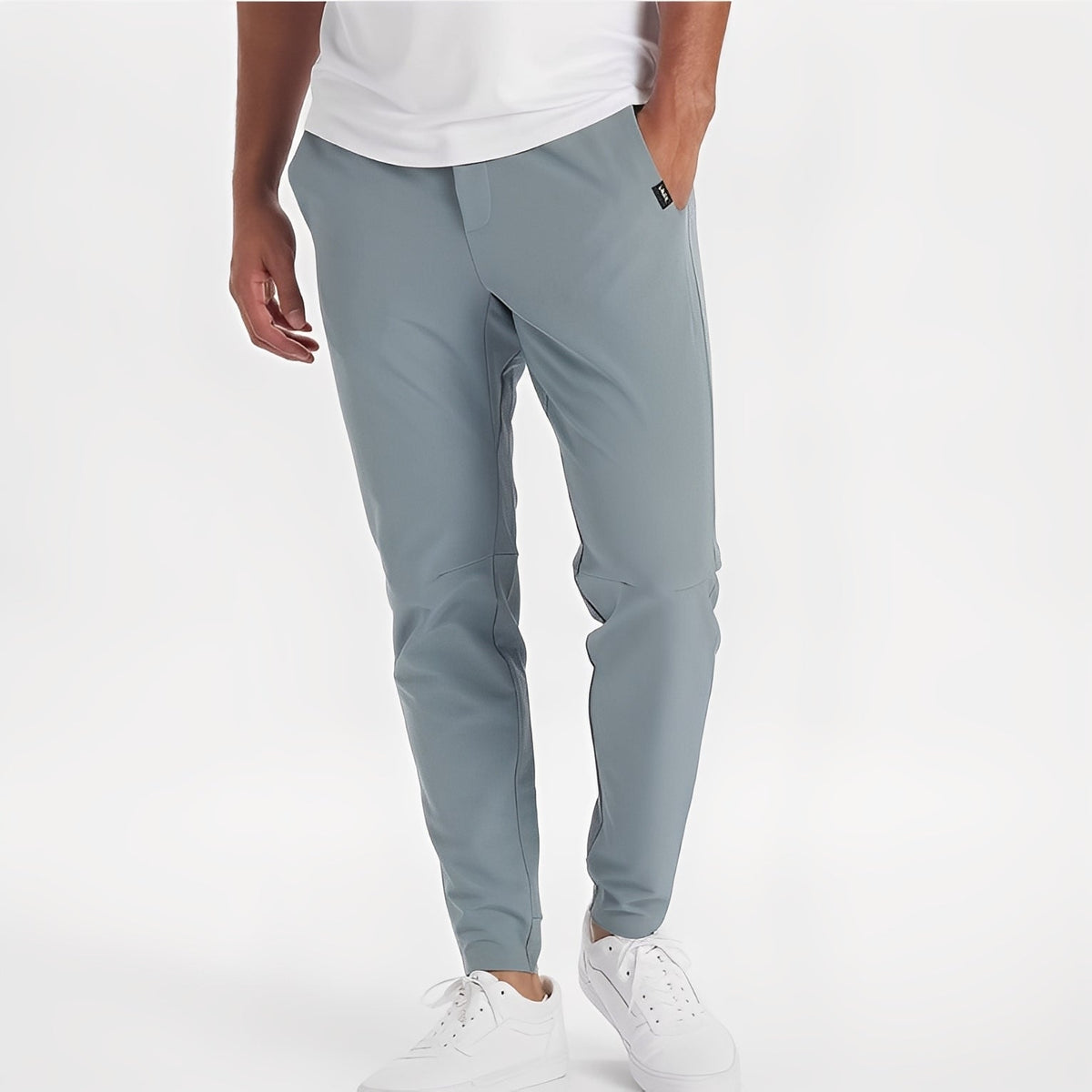 Willard - Calça elástica em corte slim-fit