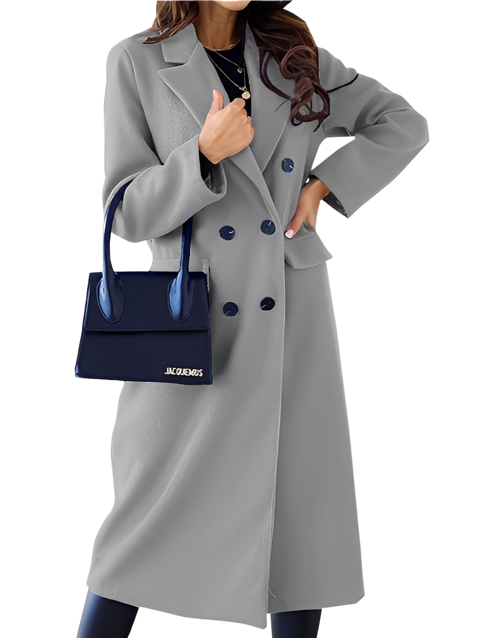 Jocelin - Elegante, quente casaco duplo para mulheres