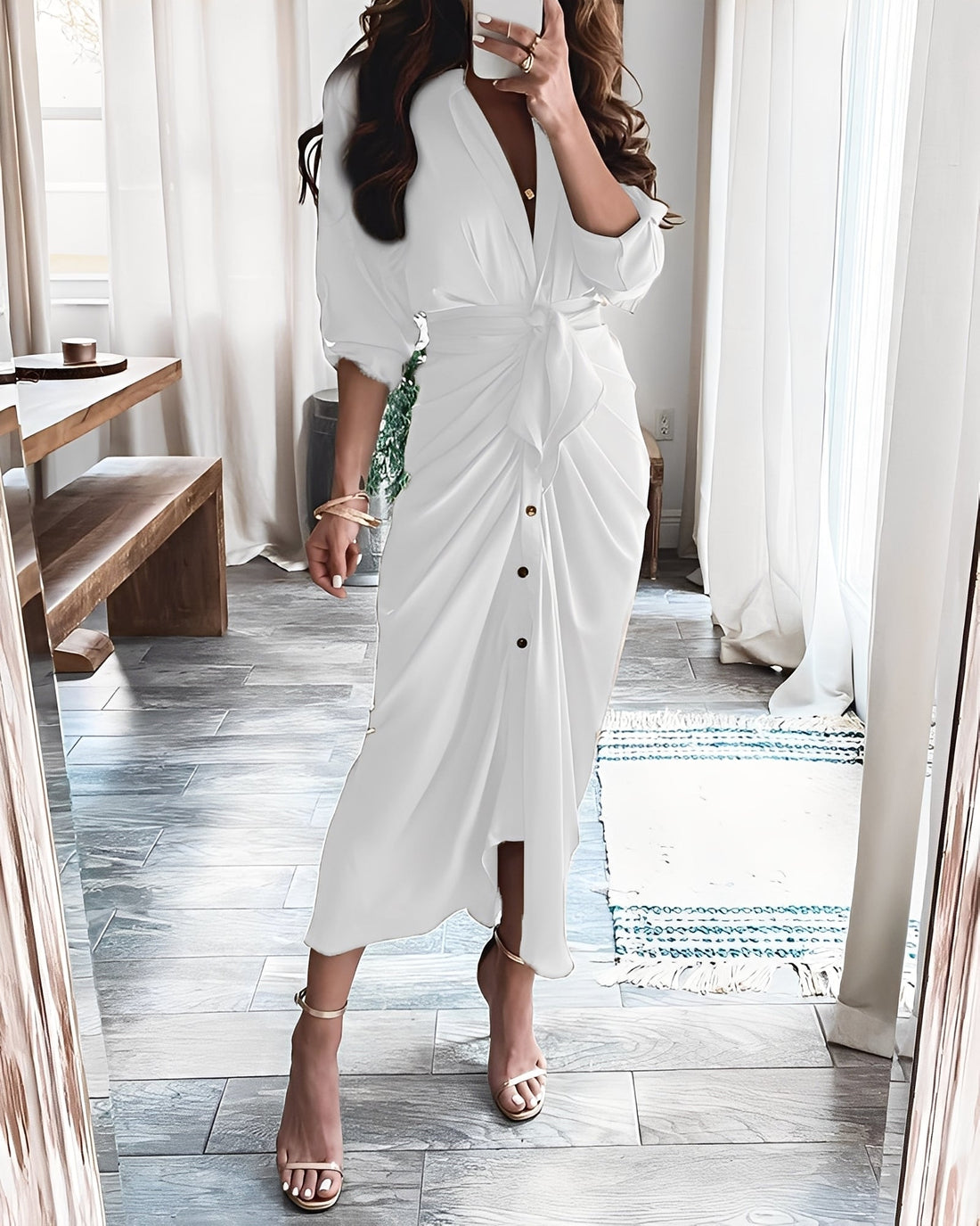 Antoinette - Vestido longo elegante para mulheres
