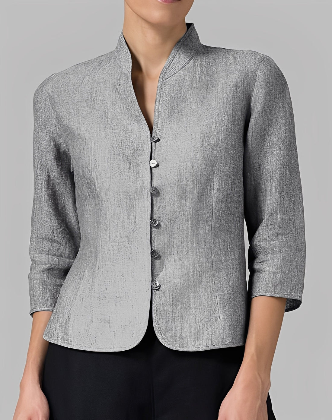 Lolicia - Blusa Casual com Mangas Três Quartos para Mulheres