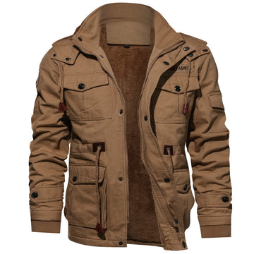 Dawson - Grosso casaco de inverno impermeável com fleece para homens