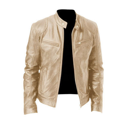 Evan - Elegant and Stylish Casual Leather Jacket