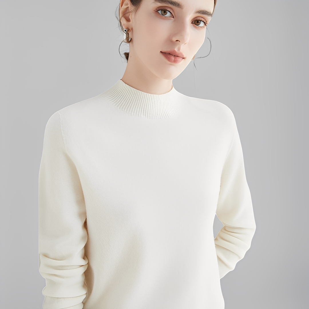 Chrystellene - Bequemer Rollkragenpullover aus Kaschmir für Damen