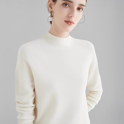 Chrystellene - Bequemer Rollkragenpullover aus Kaschmir für Damen