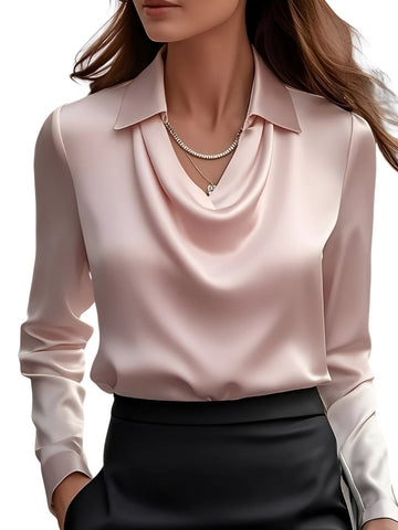 Dionne - Blusa de manga comprida estilosa para mulheres