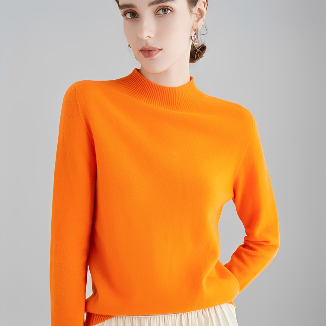 Chrystellene - Bequemer Rollkragenpullover aus Kaschmir für Damen