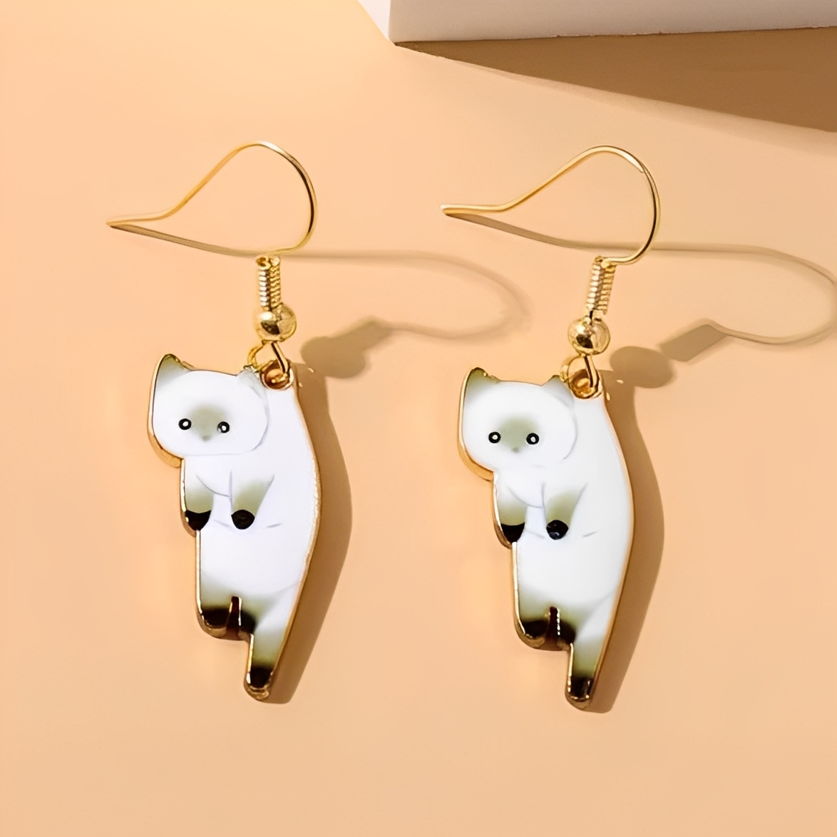 Kate – brincos pendentes de gato
