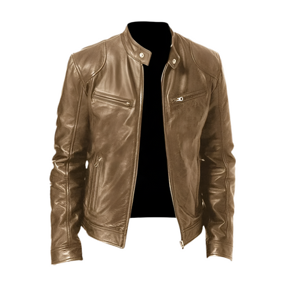 Evan - Elegant and Stylish Casual Leather Jacket
