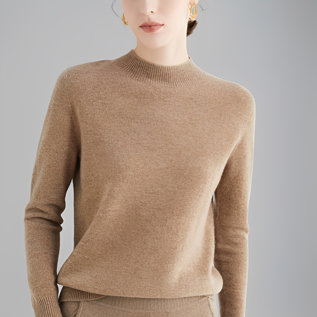 Chrystellene - Bequemer Rollkragenpullover aus Kaschmir für Damen