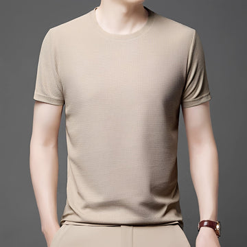 Jed - Camiseta Casual de Waffle