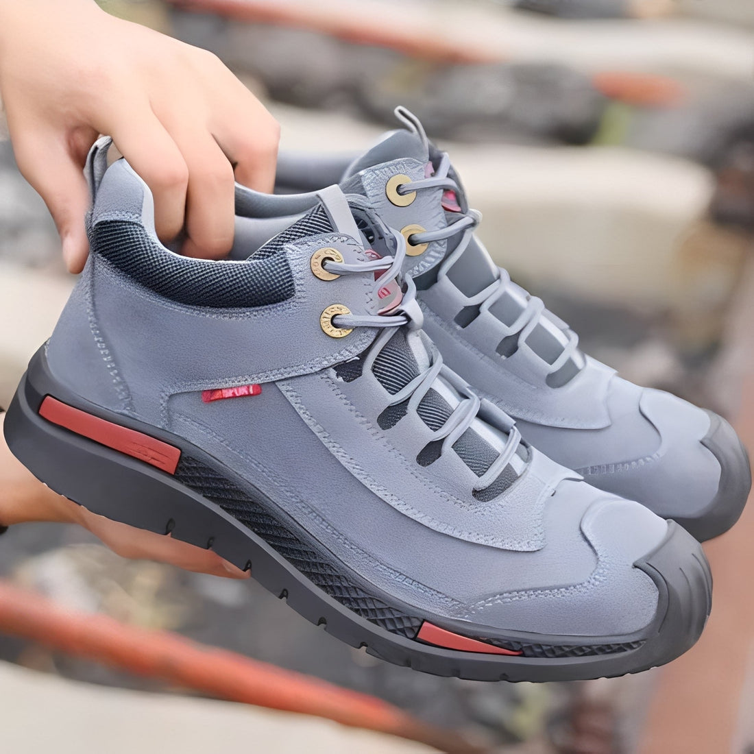 Patrick - Sapatos Outdoor Impermeáveis com Biqueira de Aço para Homens