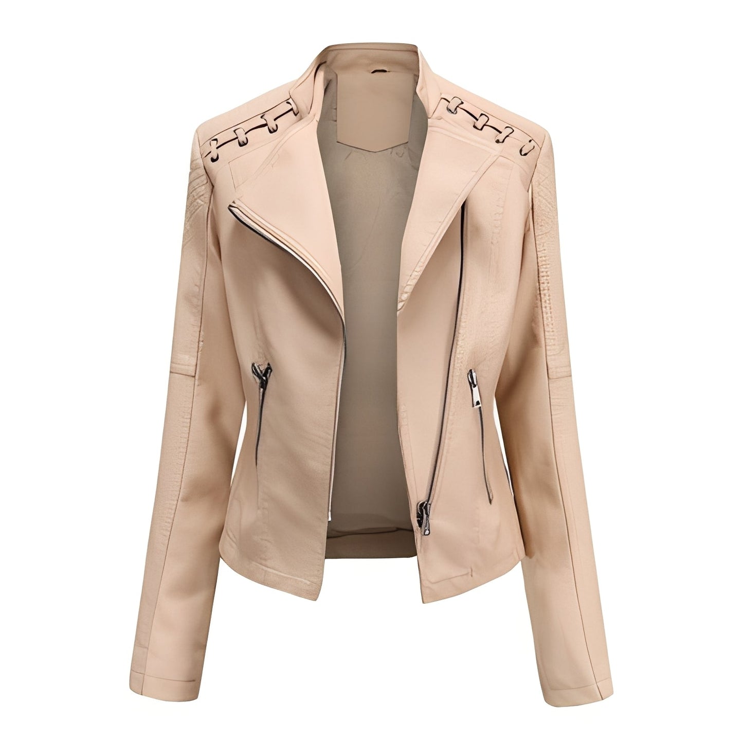 Inès - Stylish leather jacket for women