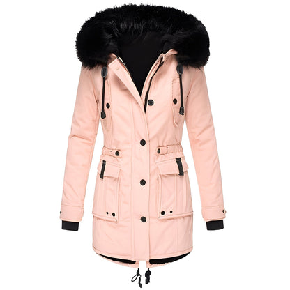 Elsie - Thick Jacket with Hood and Wool Lining for Women