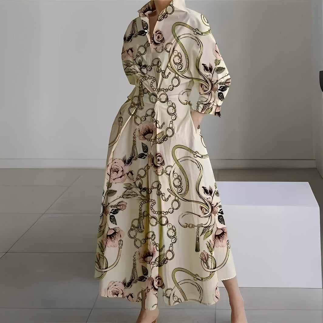 Lavina - Vestido confortável em corte solto
