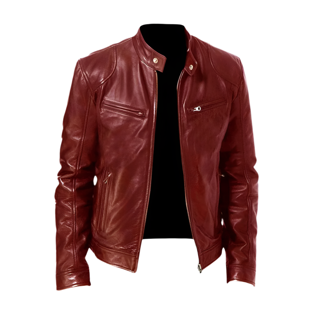 Evan - Elegant and Stylish Casual Leather Jacket
