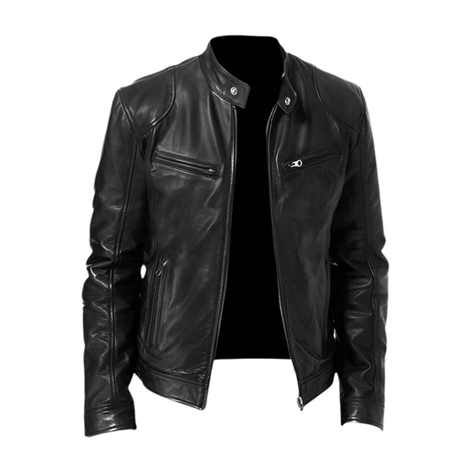 Evan - Elegant and Stylish Casual Leather Jacket