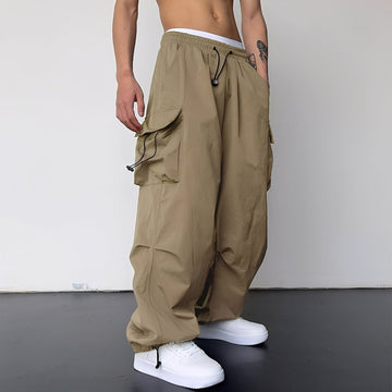 Kaleb - Calça cargo estilosa com corte solto
