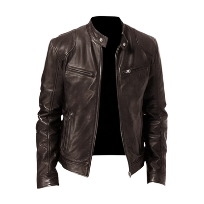 Evan - Elegant and Stylish Casual Leather Jacket