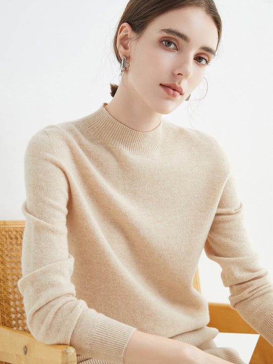 Hollie - Lässiger Kaschmirstrickpullover für Damen