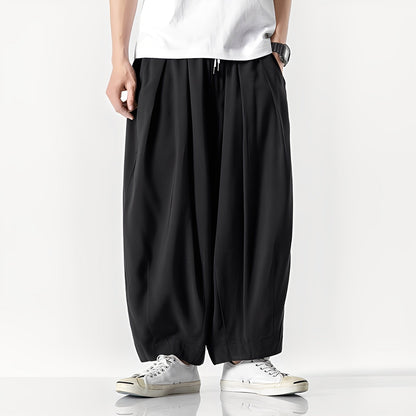 Adam - Wide cotton trousers for men