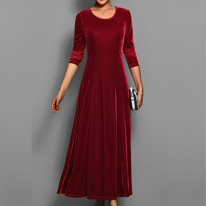 Mathilde - Elegantes Kleid mit langen Ärmeln für Damen