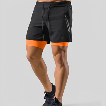 Steven - Short para homem - Dupla espessura para o esporte