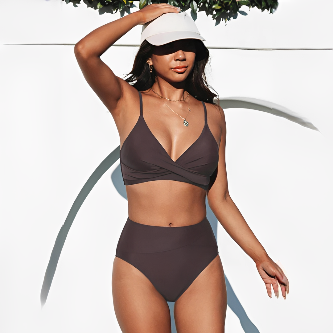 Maynie - Conjunto biquíni elegante e chique para mulheres