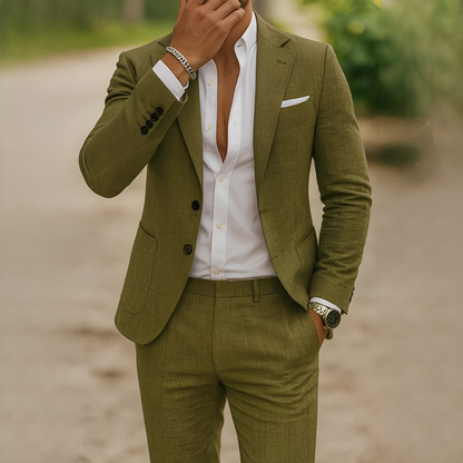 Hanzel - Conjunto de duas peças formal para homem