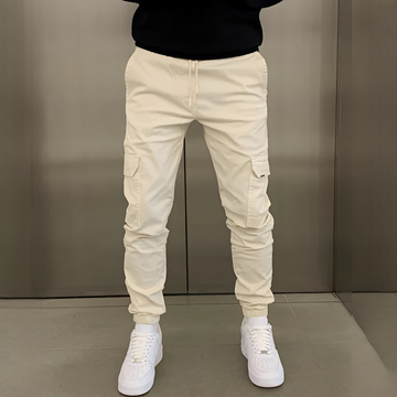 Garry - Calça cargo tendência para homem