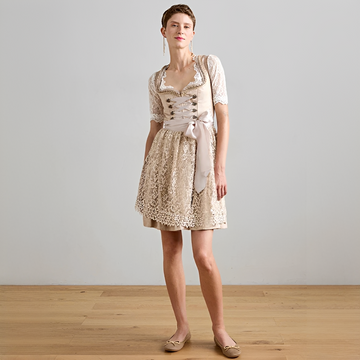 Eunes - Vestido elegante com cordões para mulher