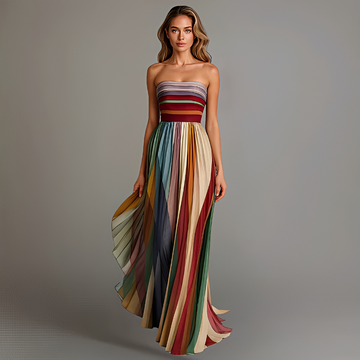 Vestido Maxi Feminino Tomara que Caia – Vestido Longo Elegante para Casamentos, Festas & Verão
