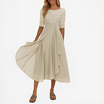 Florença - Vestido midi elegante