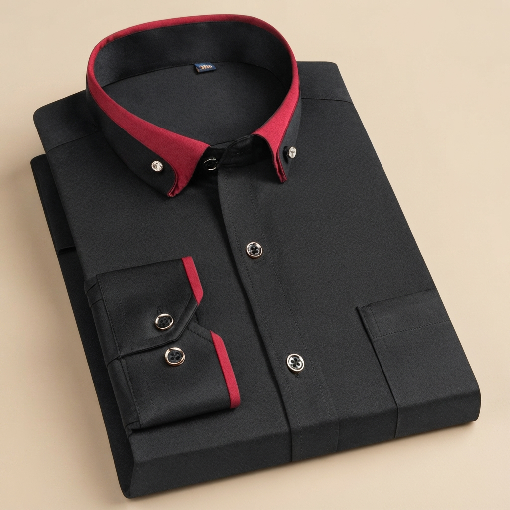 Giovanni - Camisa Polo de Manga Longa e Elástica