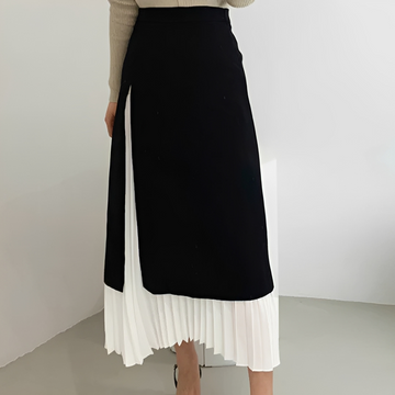 Verna - Saia longa plissada elegante