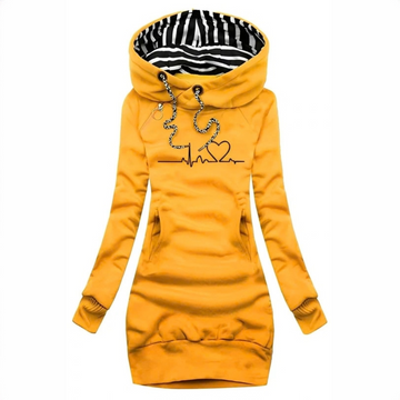 Jaidyn - Vestido com capuz estiloso