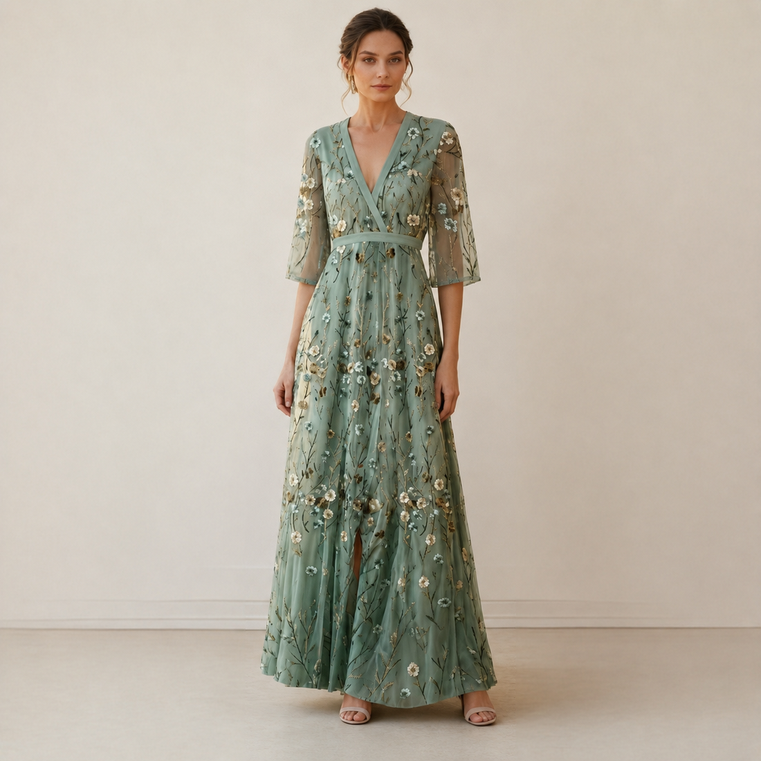 Florence - Vestido Longo Elegante e Fluido