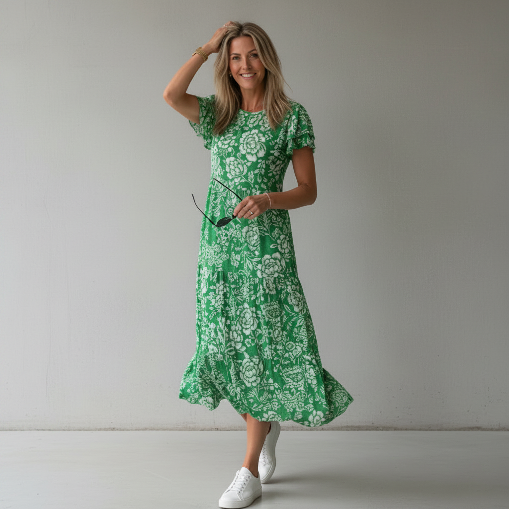Paige - Vestido Midi Flutuante