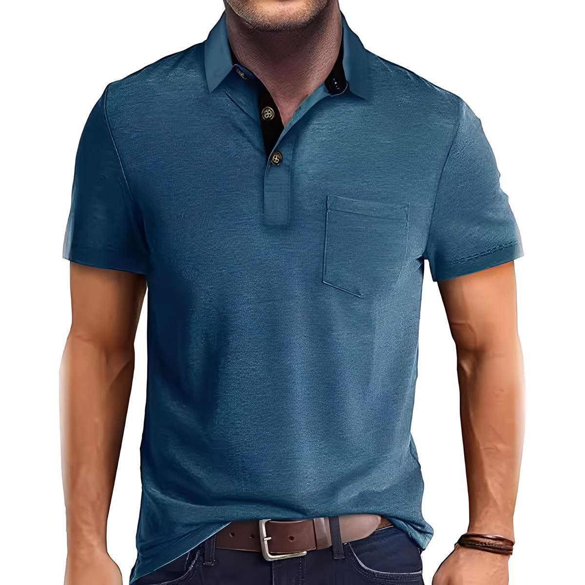 Abner - Camisa polo de estilo clássico