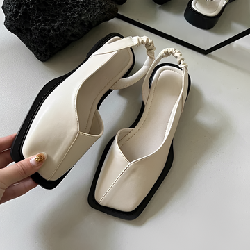Eileen - Sapatos Estilosos de Bico Quadrado