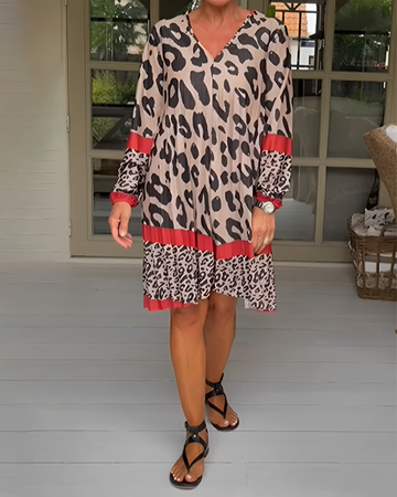 Marfie - Mini Vestido Elegante com Decote em V