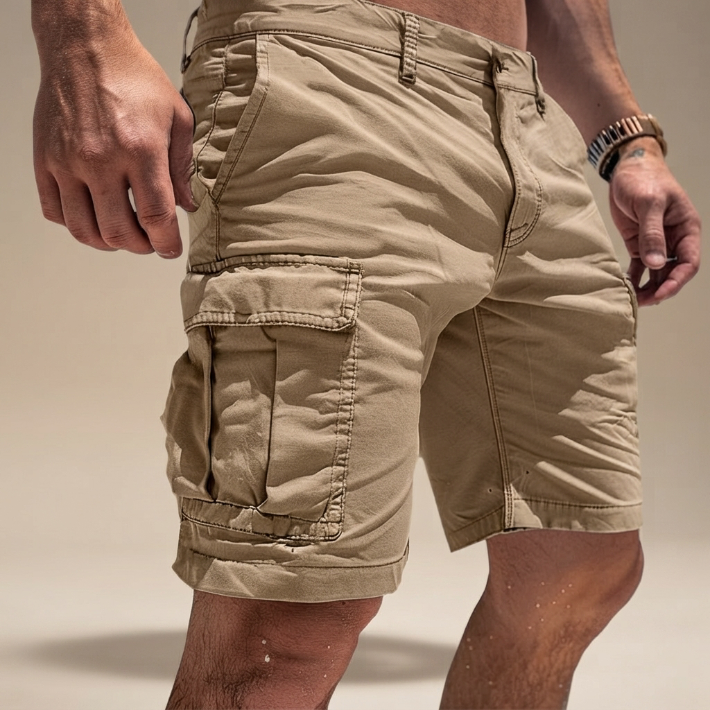 Jorlin - Shorts Cargo Casuais
