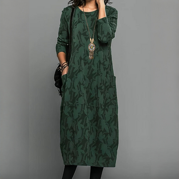 Alisha - Vestido elegante de manga longa